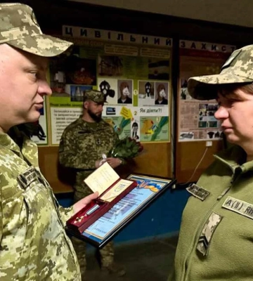 На Одещині матері полеглого прикордонника з Херсонщини вручили державну нагороду