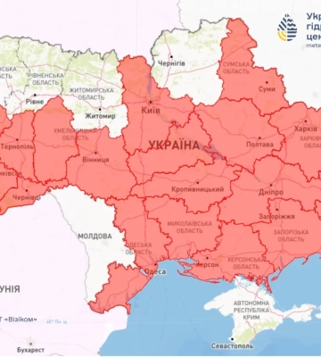 В Україні очікується похолодання й короткочасні дощі: прогноз погоди на 15 квітня у Дніпрі