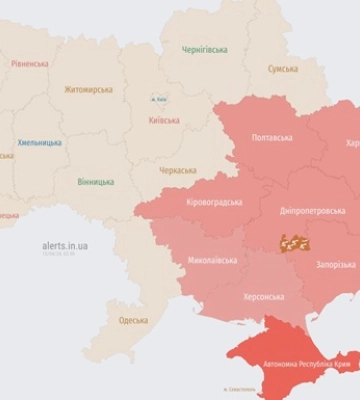 У Дніпрі вночі пролунали звуки вибухів під час повітряної тривоги