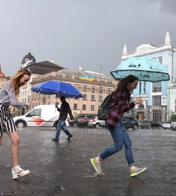 Сьогодні в Києві буде дощ