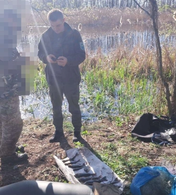 На Коростенщині чоловік незаконно наловив риби на понад 26 тис. грн