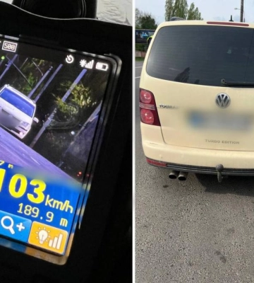 У Рівному патрульні затримали водія, який &quot;ганяв&quot; по місту з швидкістю понад 100 км/год