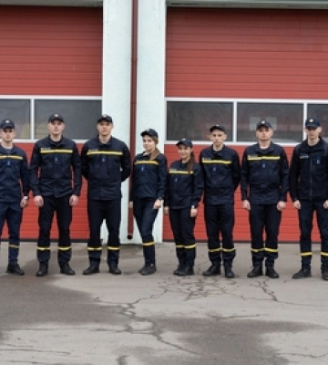 У волинських рятувальників  – поповнення: гарнізон поповнили молоді спеціалісти 