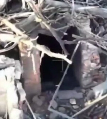 Нацгвардійці уразили ворожу піхоту, яка сховалась у підвалі будинку на Запорізькому напрямку. ВIДЕО
