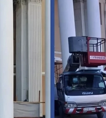 Преступная российская власть в Симферополе демонтировала купол Кафедрального собора