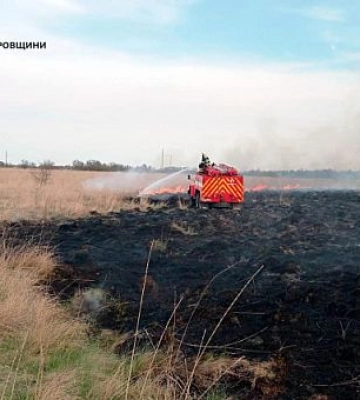 В Кривом Роге еще три дня сохраняется чрезвычайная пожарная опасность