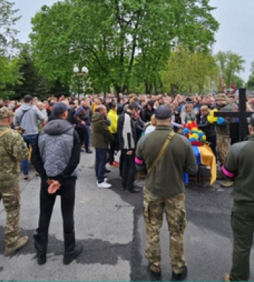 Полтавська громада провела в останню дорогу двох загиблих Героїв