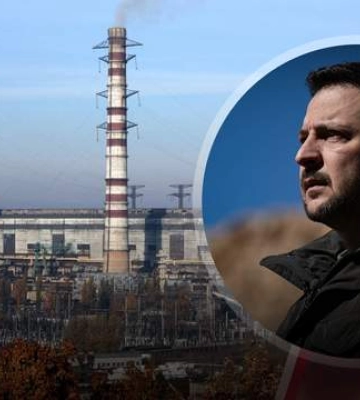 Зеленський: Росіяни знищили Трипільську ТЕЦ, бо в України скінчилися ракети для її захисту