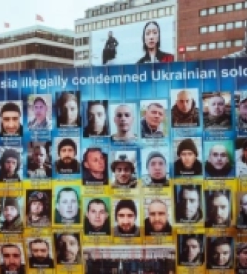 У Стокгольмі відбулася акція на підтримку полонених миколаївських морпіхів