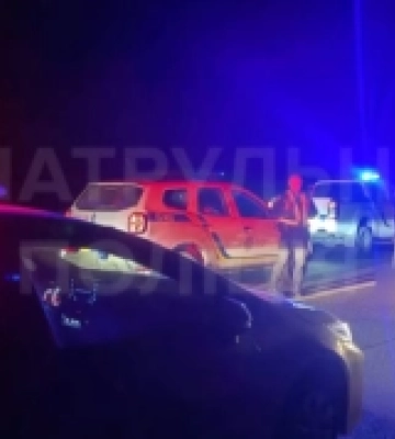 У Луцьку водій не пропустив пішохода перед очима патрульних (Відео)
