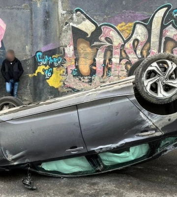 У Львові згорів автомобіль (ВІДЕО)