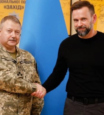 Командувач військ оперативного командування "Захід" бригадний генерал Володимир Шведюк відвідав Закарпаття