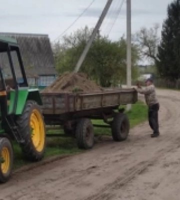 У селі на Волині вимощували вулиці