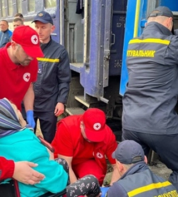 На Рівненщину прибув четвертий евакуаційний потяг з Донеччини
