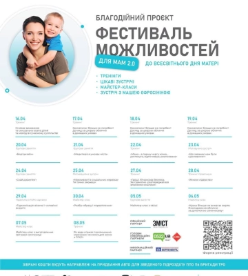 У Полтаві пройде «Фестиваль можливостей для мам»