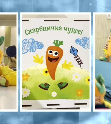 Психолог – «Морквинка»: як мультяшний герой допомагає харківським дітям