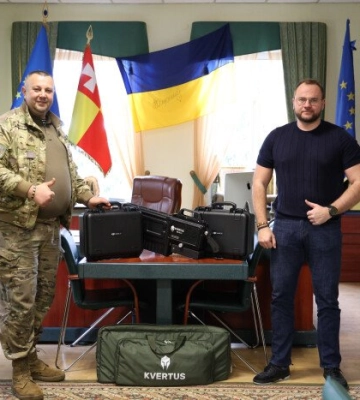 Луцька міська рада передала на фронт дрони та засоби РЕБ