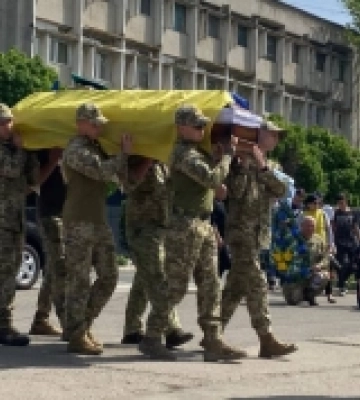 Роздільна зустріла «на щиті» загиблого воїна Олександра Кіліянчука
