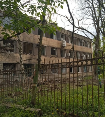 В оккупированной Горловке под обстрел попали медучреждения