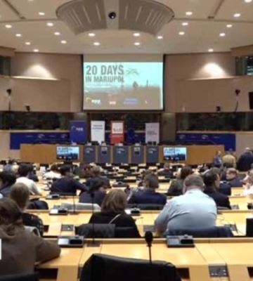 У Європарламенті плакали над українською стрічкою про Маріуполь
