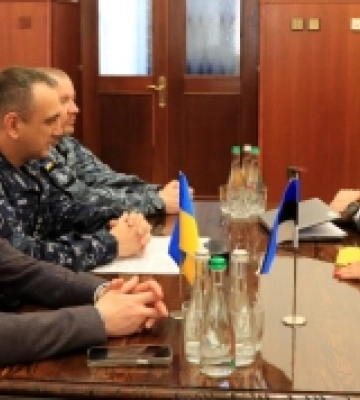 В Одесі командувач ВМС ЗСУ зустрівся з представником уряду Естонської Республіки