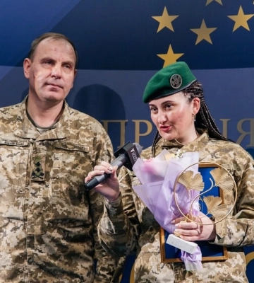 Українська прикордонниця отримала міжнародну премію &quot;Woman 2023&quot;