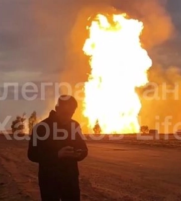 У Харківській області вибухнув трубопровід, на місці працюють рятувальники