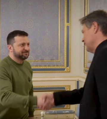 Зеленський зустрівся з віце-канцлером Німеччини