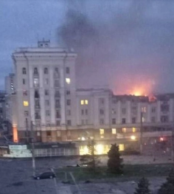 Атака на Дніпро: з&#039;явилося відео перших хвилини після удару