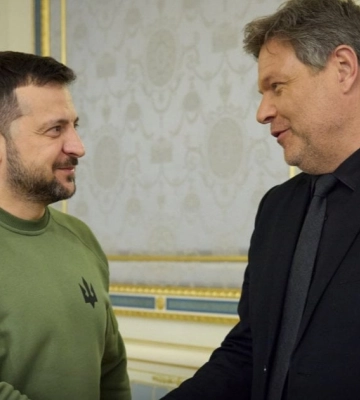 Зеленський із віцепрем&#039;єром німецького уряду Габеком обговорив постачання ППО та оборонні проєкти