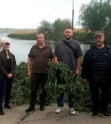 На озері Кагул Ренійської громади на Одещині встановили штучні нерестові гнізда