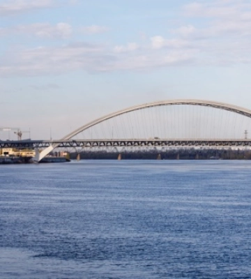 У Києві знизився рівень води в річці Дніпро