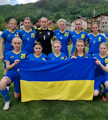 Гравчині ЖФК «Минай» дебютували у складі збірної України