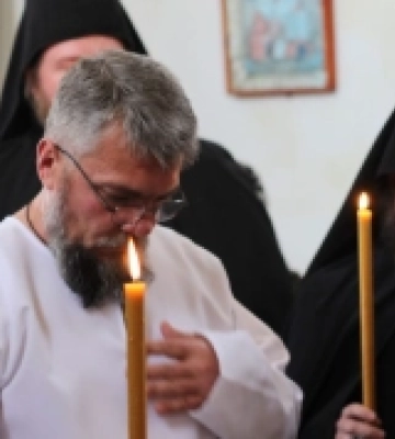 У чоловічому монастирі на Волині звершили постриг у чернецтво. ФОТО