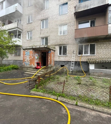 На Волині під час пожежі загинув пенсіонер