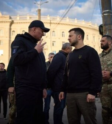 Зеленский прибыл с визитом в Днепр
