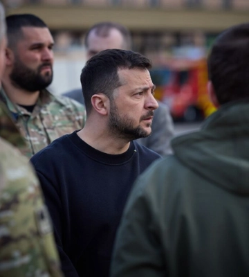 Зеленський провів нараду у Дніпрі після атаки РФ