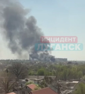 У Луганську «прилетіло» по скупченню техніки біля машинобудівного заводу – росЗМІ