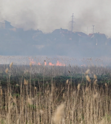Надзвичайники ліквідували наслідки пожежі на Херсонщині: горіла господарча споруда