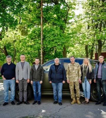 Ще один автомобіль передали мобільним вогневим групам Полтавщини