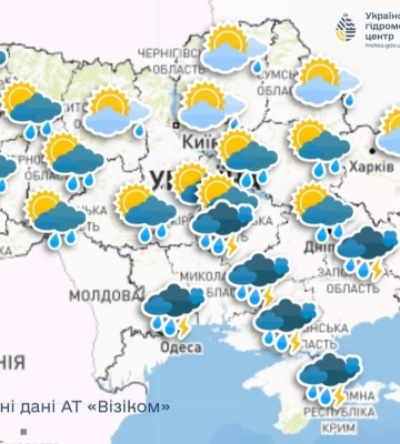 Погода на 22 квітня в Україні: збережеться дощова, помірно тепла погода