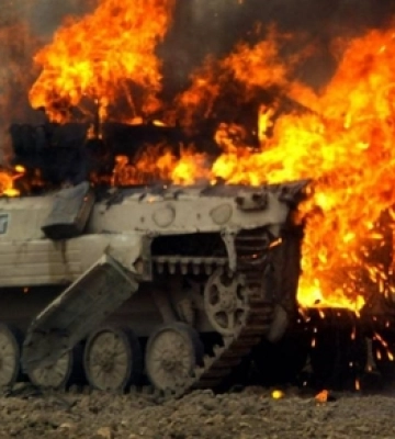 Волинські прикордонники на Новопавлівському напрямку палять ворожі танки та БМП з екіпажами