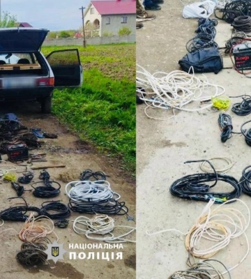 Вкрали електропроводку на 55 тисяч: на Франківщині затримали крадіїв