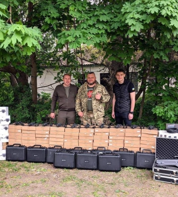 Более 200 дронов и техники передали военным на Запорожское направление (ФОТО)