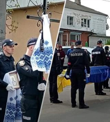 Навсегда в строю: в Винницкой области попрощались с 20-летним полицейским Максимом Зарецким