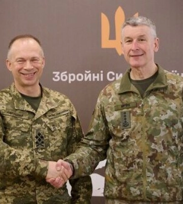 Сирський у Києві зустрівся із військовим керівництвом Литви: Обговорили ситуацію на фронті та підтримку України. ФОТОрепортаж