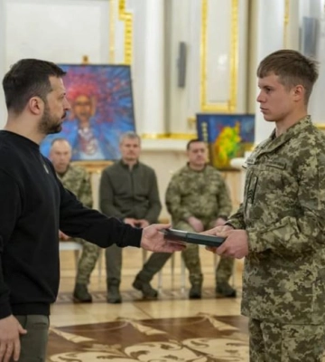 «Хрестом Бойових Заслуг» нагородили десантника з Львівщини