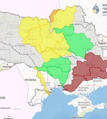 Через дощі може піднятися рівень води в річках Кіровоградщини