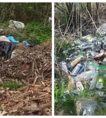 На Волині виявили два стихійних сміттєзвалища 