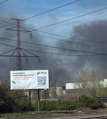 В Луганске &quot;прилетело&quot; по скоплению техники оккупантов
